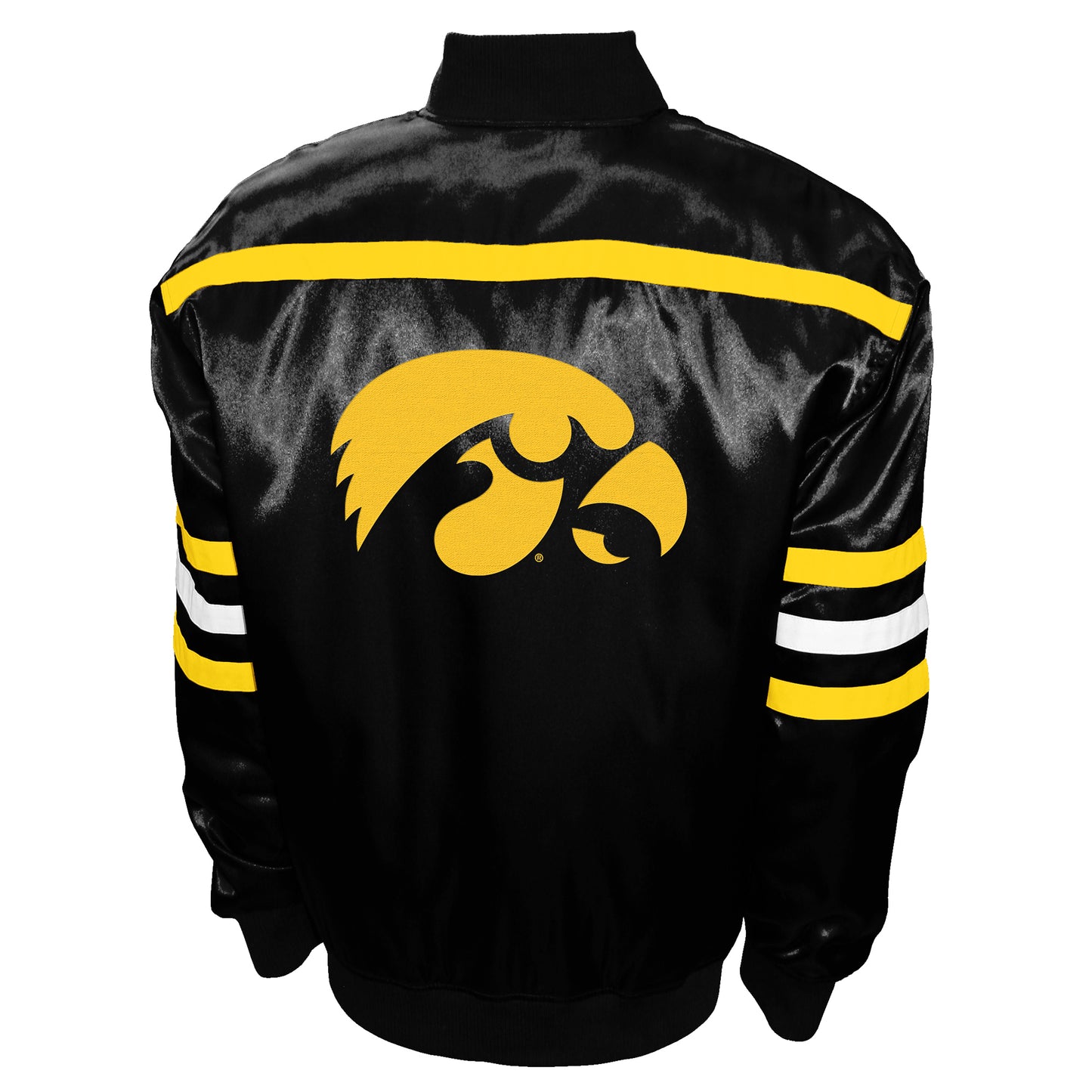 Iowa Hawkeyes Franchise Club Mens 2nd Era Full-Snap Satin Jacket