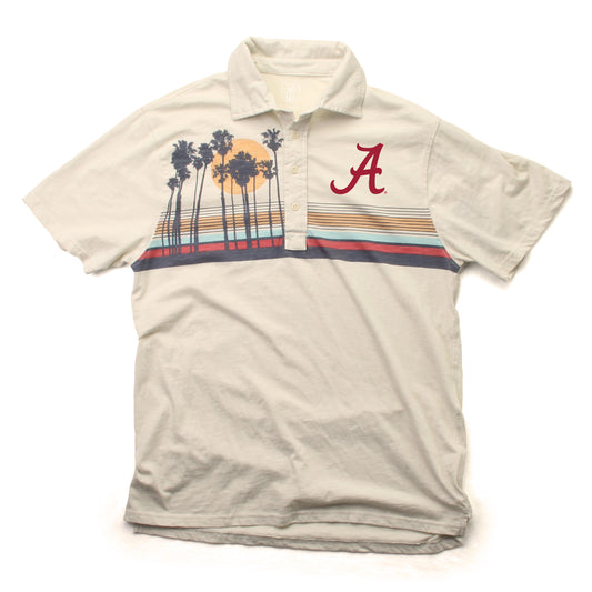 Alabama Crimson Tide Wes and Willy Mens Island Polo