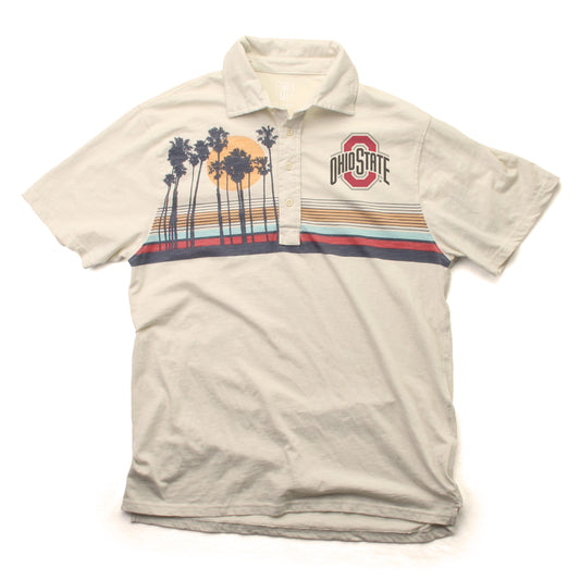 Ohio State Buckeyes Wes and Willy Mens Island Polo