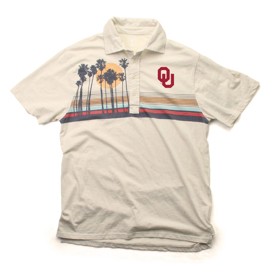 Oklahoma Sooners Wes and Willy Mens Island Polo