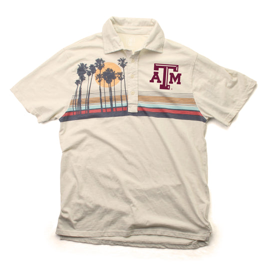 Texas A&M Aggies Wes and Willy Mens Island Polo
