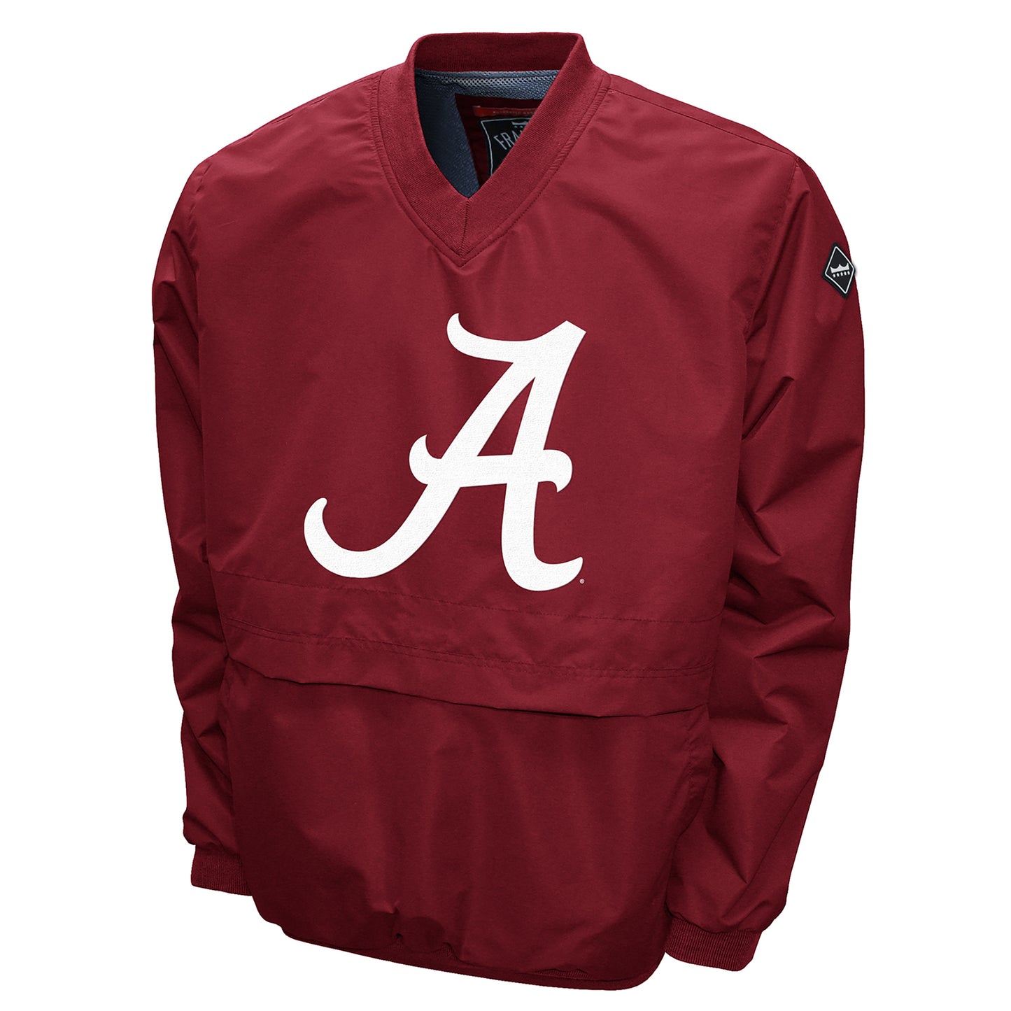 Alabama Crimson Tide Franchise Club Men's Big Logo Windshell V-Neck Pullover Jacket
