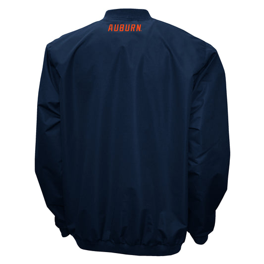 Auburn Tigers Franchise Club Men's Big Logo Windshell V-Neck Pullover Jacket
