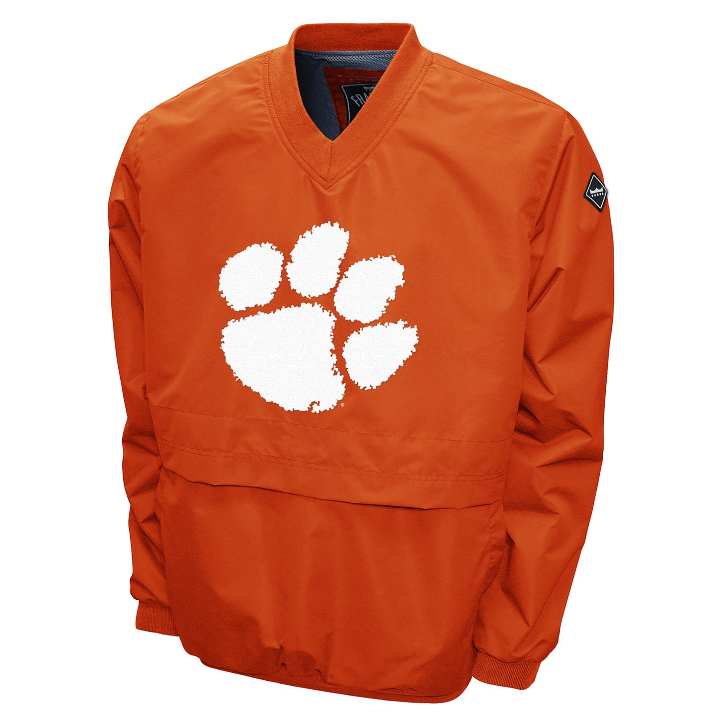 Clemson Tigers Franchise Club Men's Big Logo Windshell V-Neck Pullover Jacket