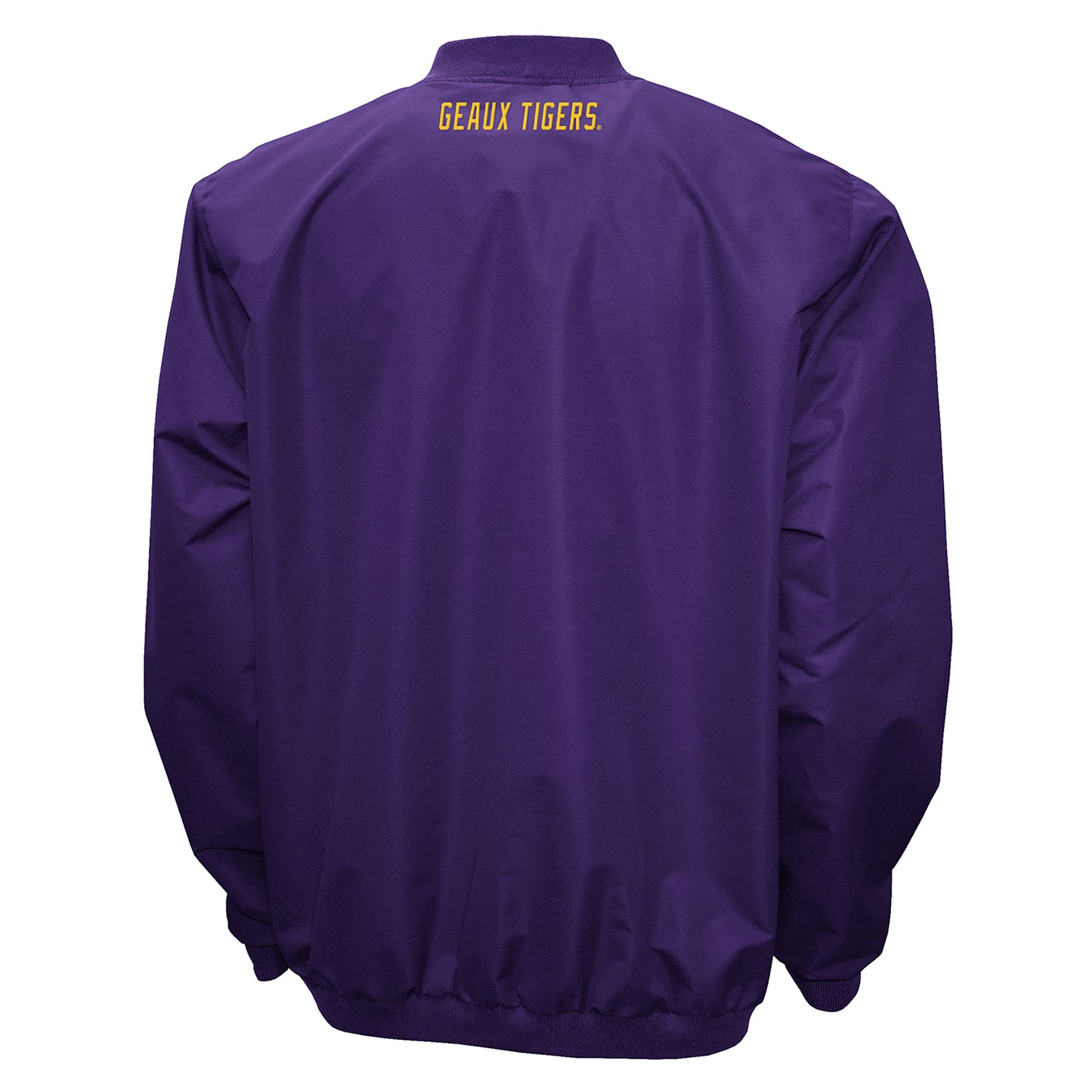 LSU Tigers Franchise Club Men's Big Logo Windshell V-Neck Pullover Jacket