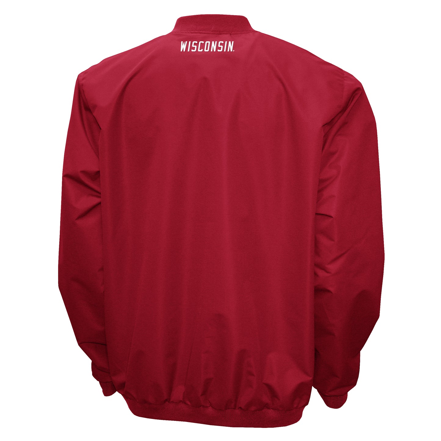 Wisconsin Badgers Franchise Club Men's Big Logo Windshell V-Neck Pullover Jacket