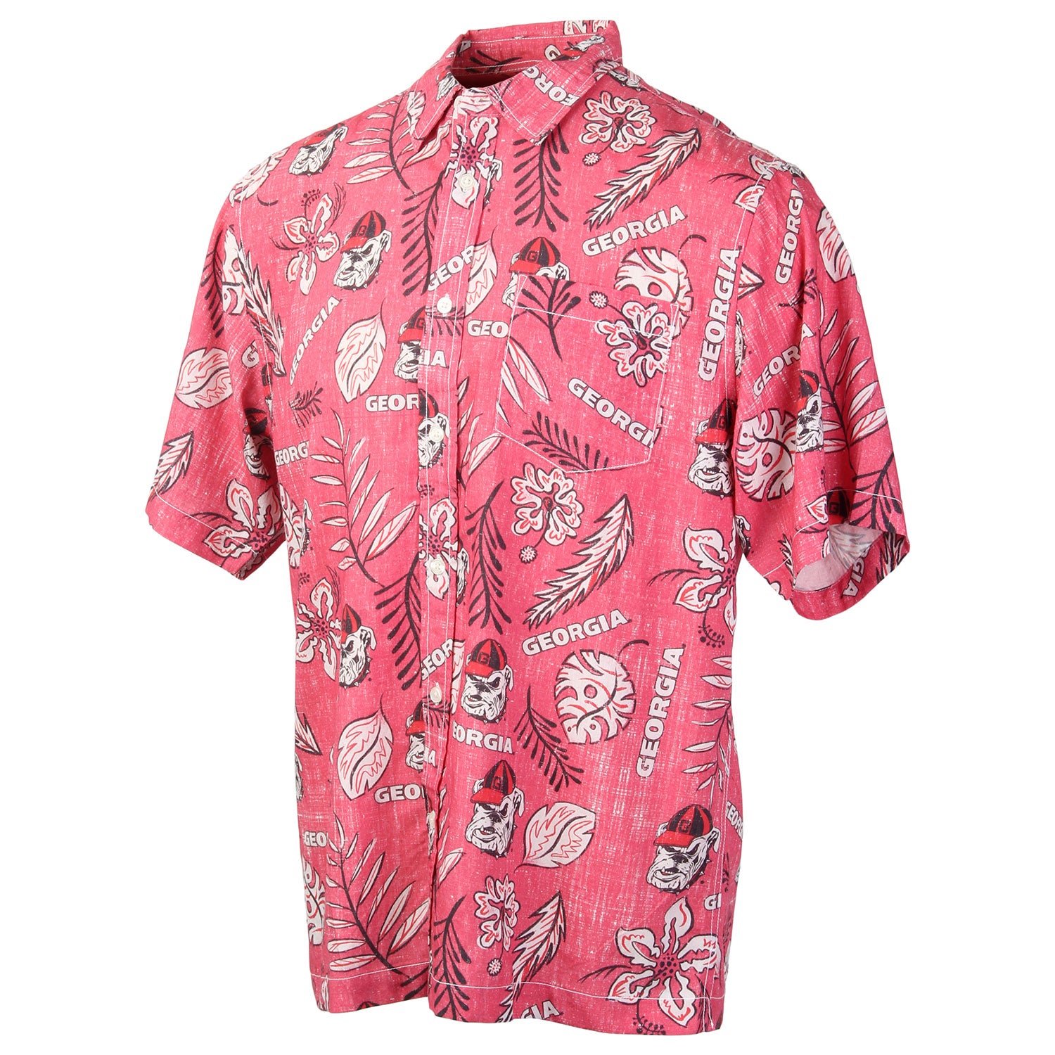 Georgia Bulldogs Ncaa Mens Floral Special Design Hawaiian Shirt