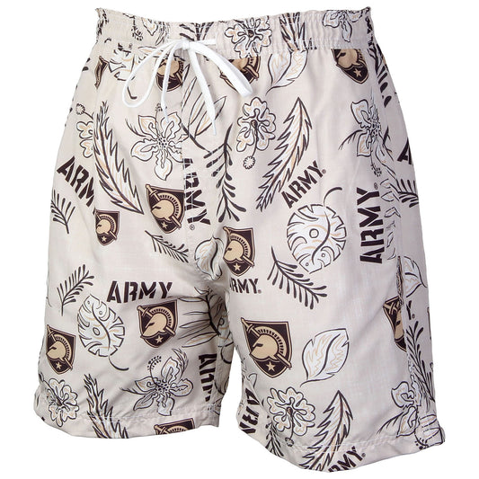 Army Black Knights Wes and Willy Mens College Vintage Floral Swim Trunks