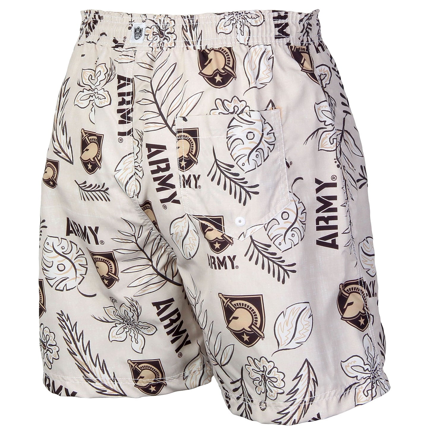 Army Black Knights Wes and Willy Mens College Vintage Floral Swim Trunks