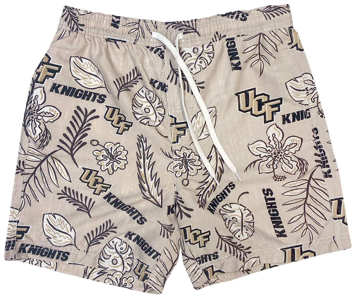 Wes and Willy Men's Florida State University Floral Swim Trunks