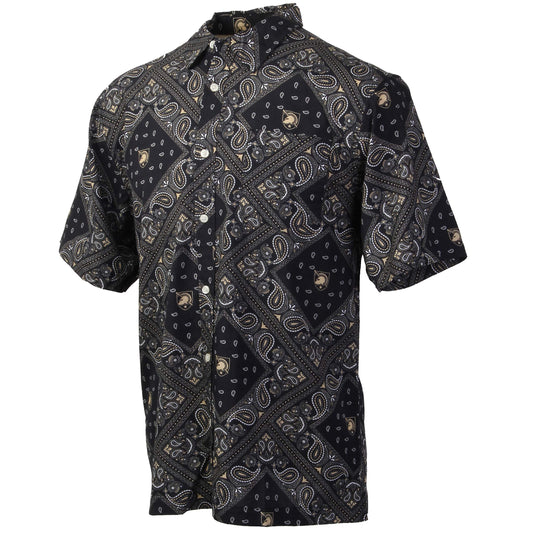 Army Black Knights Wes and Willy Mens College Paisley Button Up Shirt