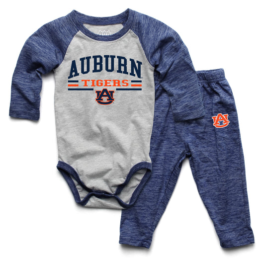 Auburn Tigers Wes and Willy Baby College Team Hopper and Pant Set