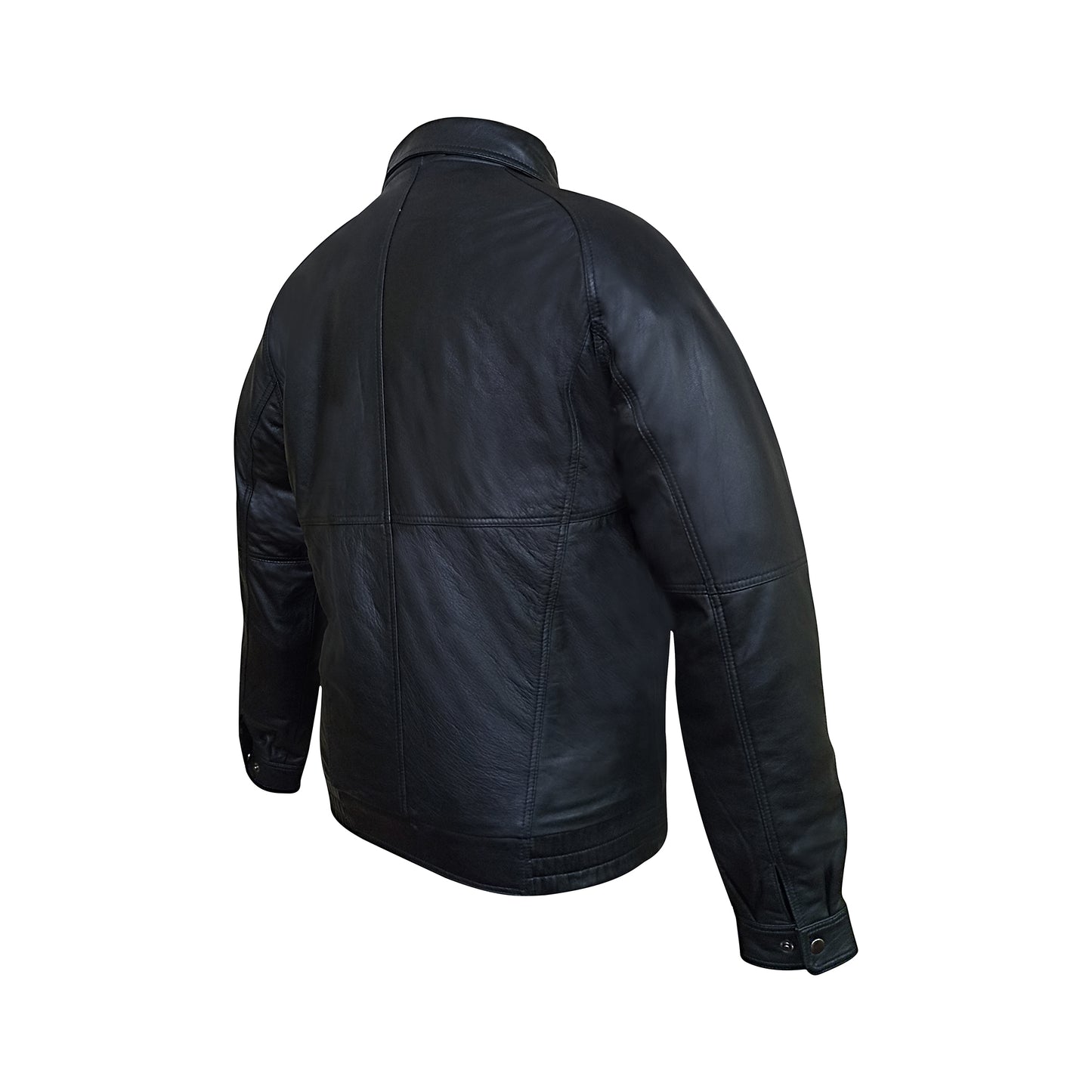 Georgia Bulldogs Franchise Club Mens Ace Leather Jacket