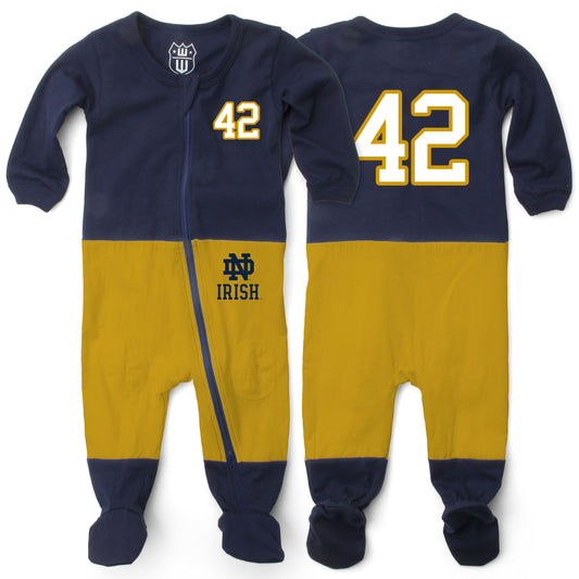 Notre Dame Fighting Irish Wes and Willy Baby College Football Jersey Sleeper