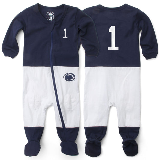 Penn State Nittany Lions Wes and Willy Baby College Football Jersey Sleeper