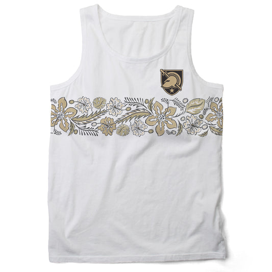 Army Black Knights Wes and Willy Mens Floral Tank Top