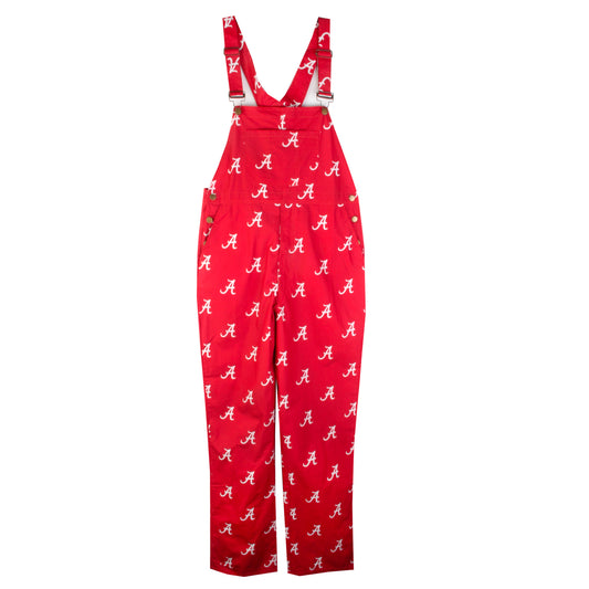 Alabama Crimson Tide Wes and Willy Mens College Lightweight Fashion Overalls