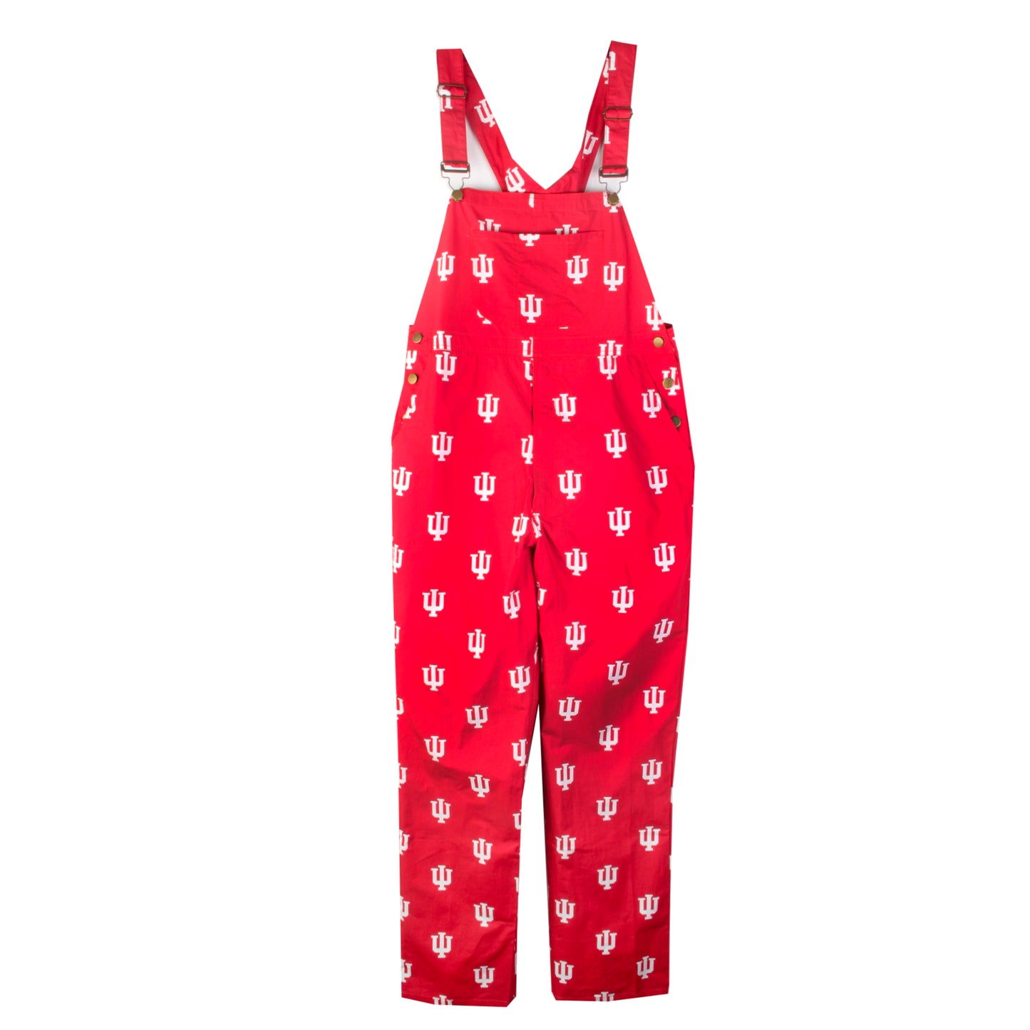 Indiana Hoosiers Wes and Willy Mens College Lightweight Fashion Overalls