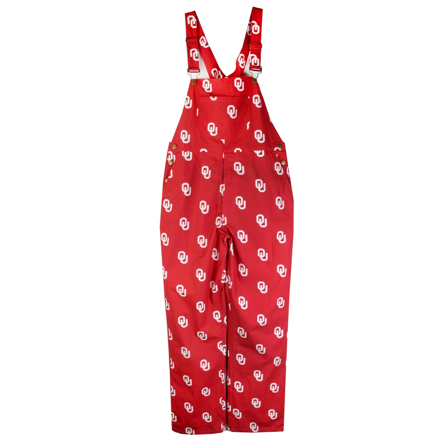 Oklahoma Sooners Wes and Willy Mens College Lightweight Fashion Overalls