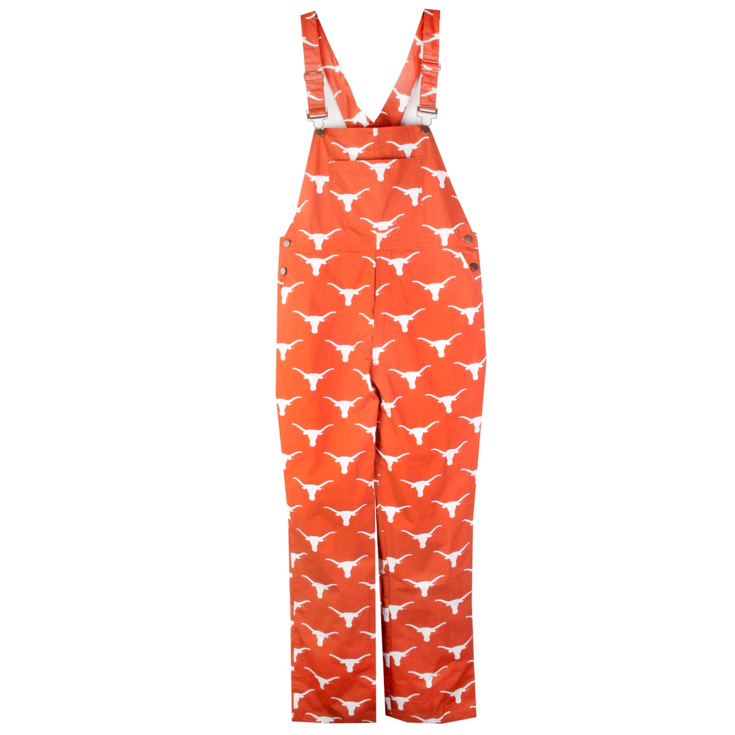 Texas Longhorns Wes and Willy Mens College Lightweight Fashion Overalls