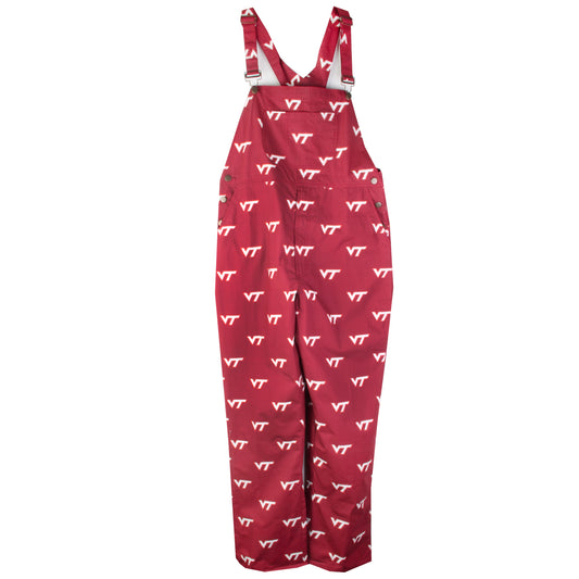 Virginia Tech Hokies Wes and Willy Mens College Lightweight Fashion Overalls