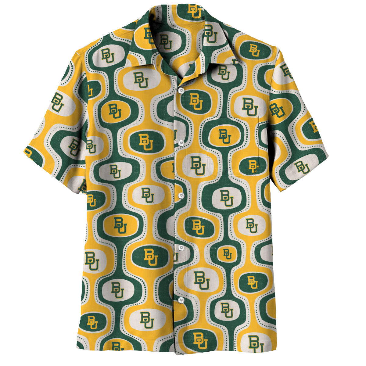 Green Bay Packers Vintage Hawaiian Shirt And Short