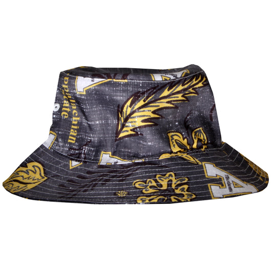 Appalachian State Mountaineers Wes and Willy Mens Vintage Floral Bucket Hat