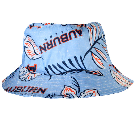 Auburn Tigers Wes and Willy Mens Vintage Floral Bucket Hat