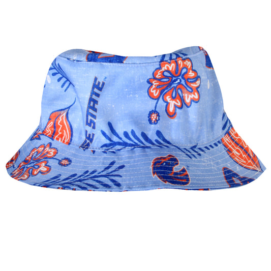 Boise State Broncos Wes and Willy Mens Vintage Floral Bucket Hat