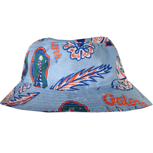Florida Gators Wes and Willy Mens Vintage Floral Bucket Hat