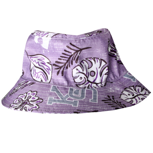 Kansas State Wildcats Wes and Willy Mens Vintage Floral Bucket Hat