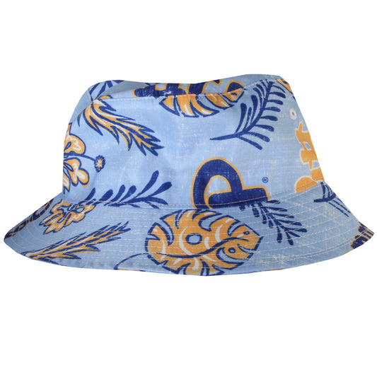 Pittsburgh Panthers Wes and Willy Mens Vintage Floral Bucket Hat