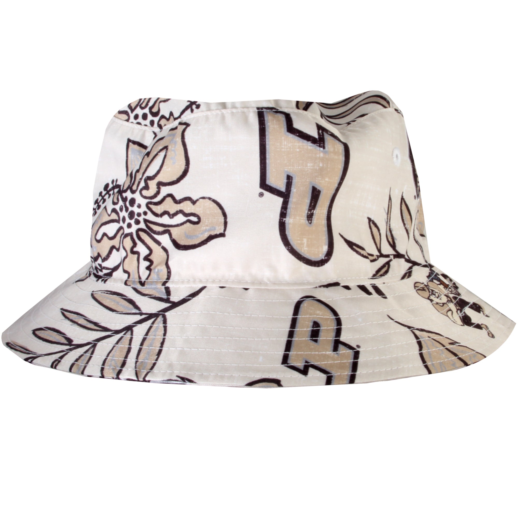 Wes and Willy Oklahoma State Cowboys Vintage Floral Bucket Hat Hats 