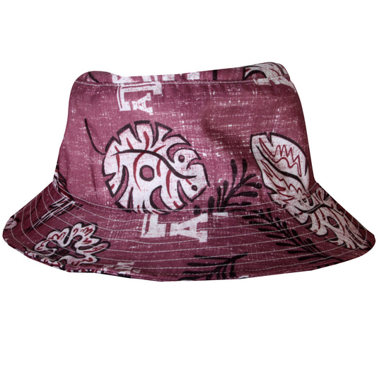 Texas A&M Aggies Wes and Willy Mens Vintage Floral Bucket Hat