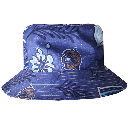 Villanova Wildcats Wes and Willy Mens Vintage Floral Bucket Hat