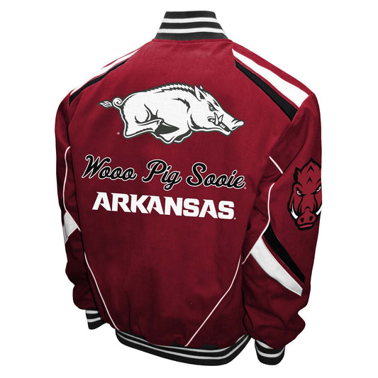 Arkansas Razorbacks Franchise Club Mens Twill Jacket