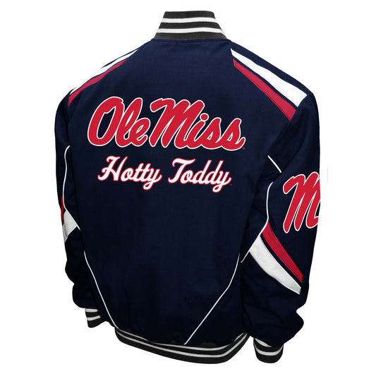 Ole Miss Rebels Franchise Club Mens Twill Jacket