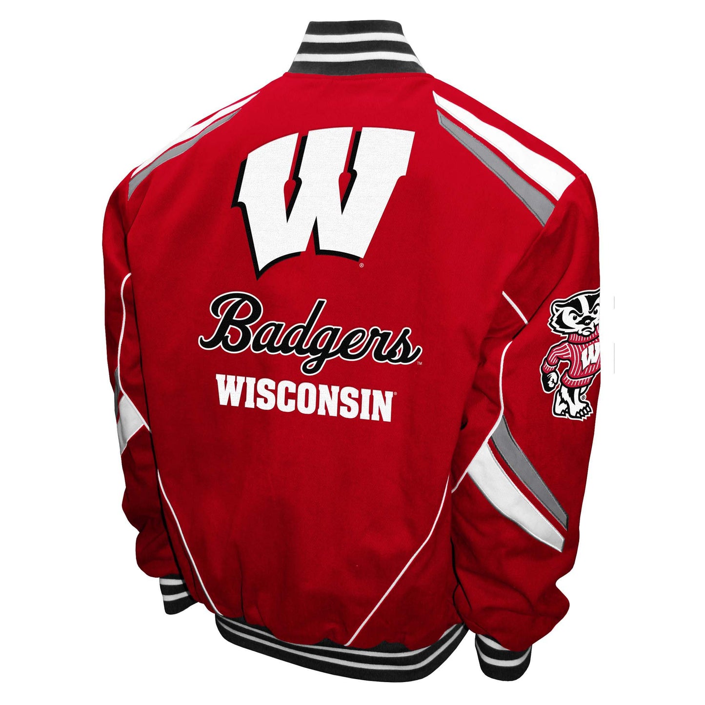 Wisconsin Badgers Franchise Club Mens Twill Jacket