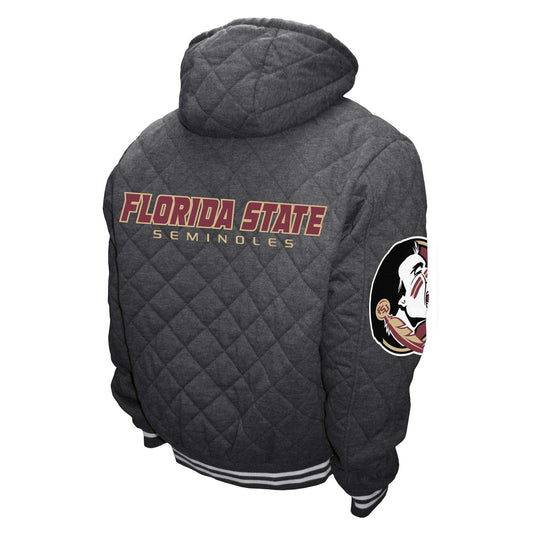 Florida State Seminoles Franchise Club Mens Diamond Quilted Full Zip Jacket