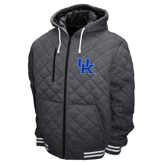 Kentucky Wildcats Franchise Club Mens Diamond Quilted Full Zip Jacket