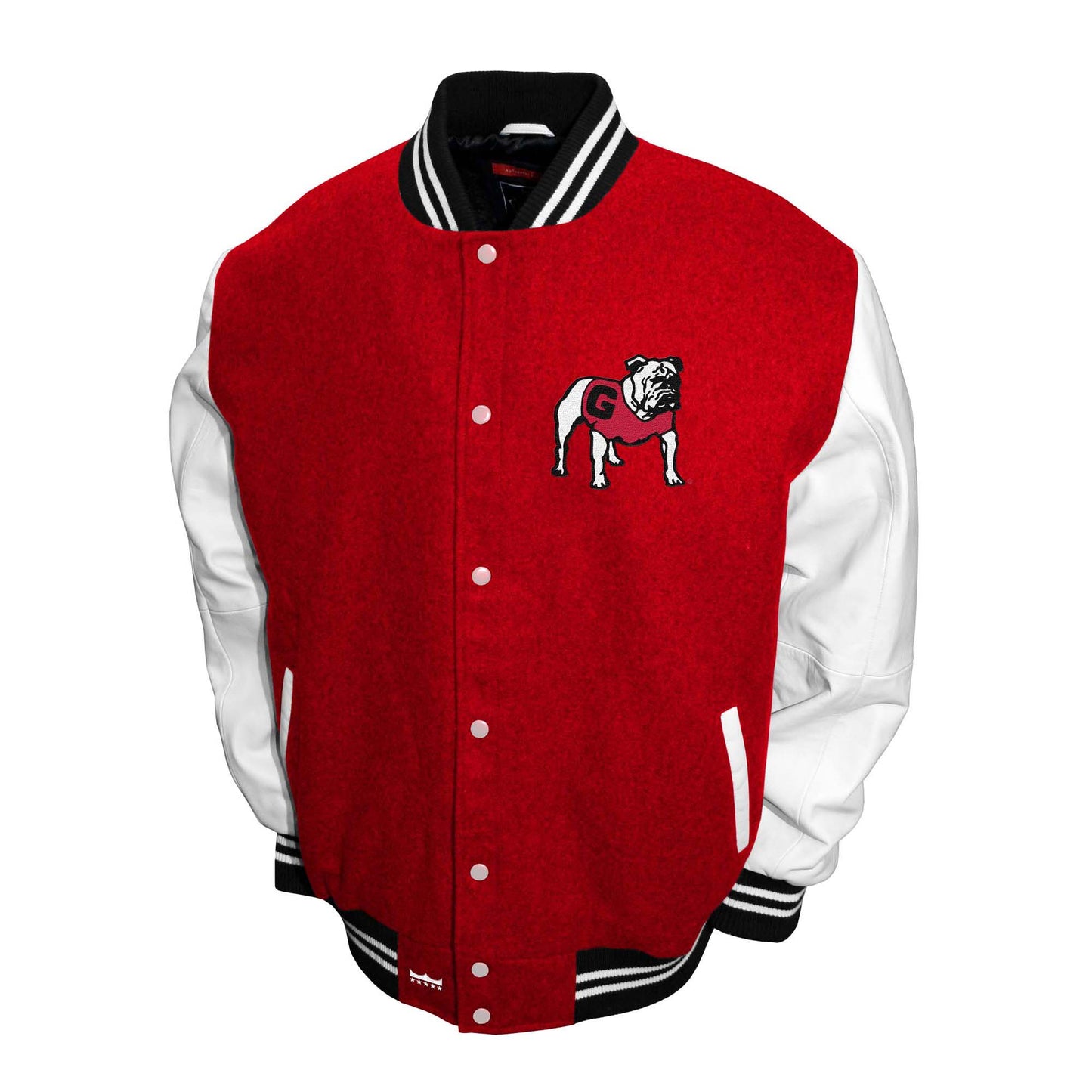 Georgia Bulldogs Franchise Club Mens Graduate Wool Varsity Letterman Jacket