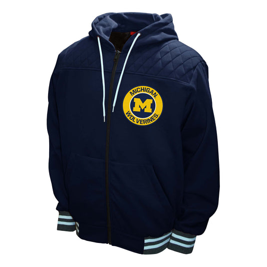 Michigan Wolverines Franchise Club Mens Walk On Hoodie Jacket