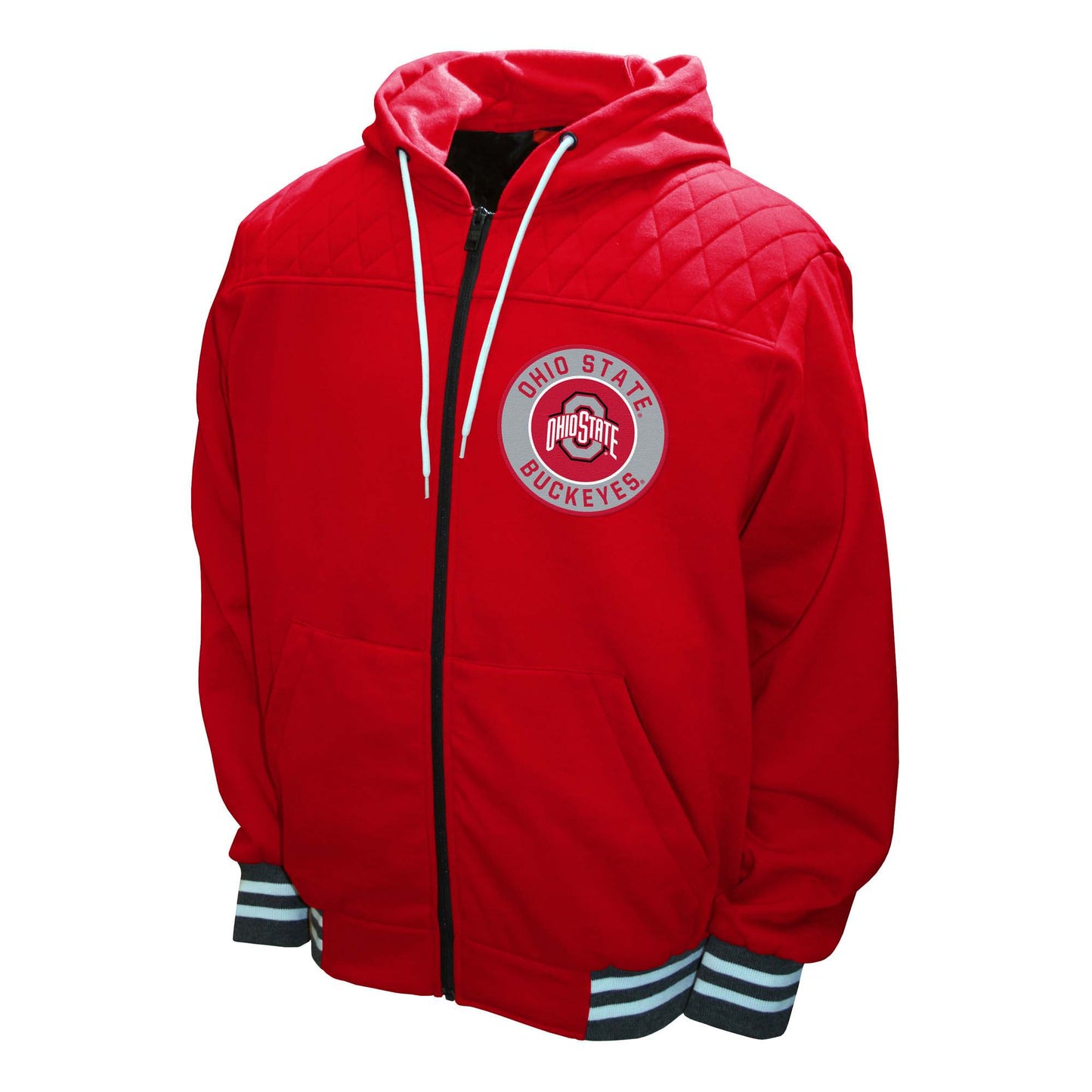 Ohio State Buckeyes Franchise Club Mens Walk On Hoodie Jacket Red