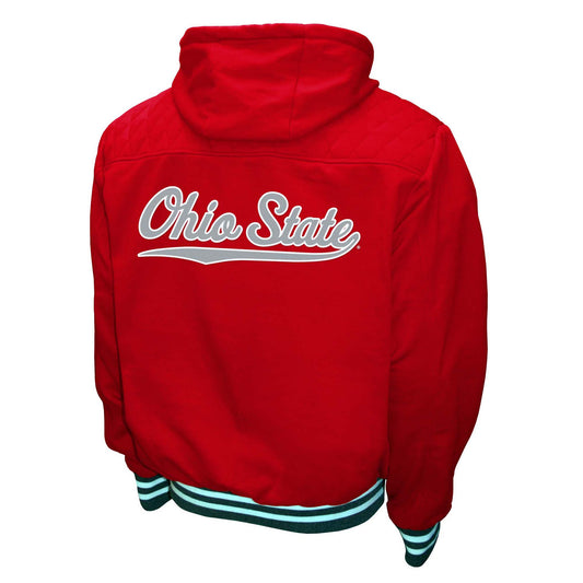 Ohio State Buckeyes Franchise Club Mens Walk On Hoodie Jacket Red