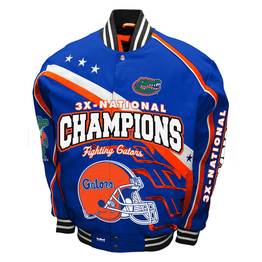 Florida Gators Franchise Club Mens Commemorative Twill Jacket
