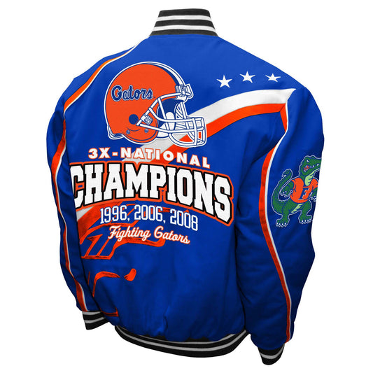 Florida Gators Franchise Club Mens Commemorative Twill Jacket