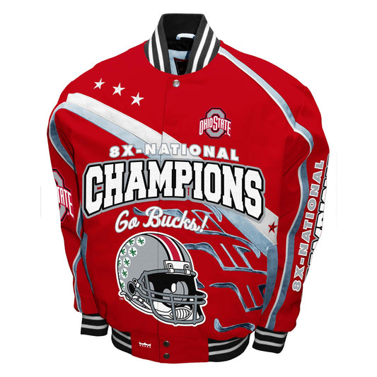 Ohio State Buckeyes Franchise Club Mens Commemorative Twill Jacket