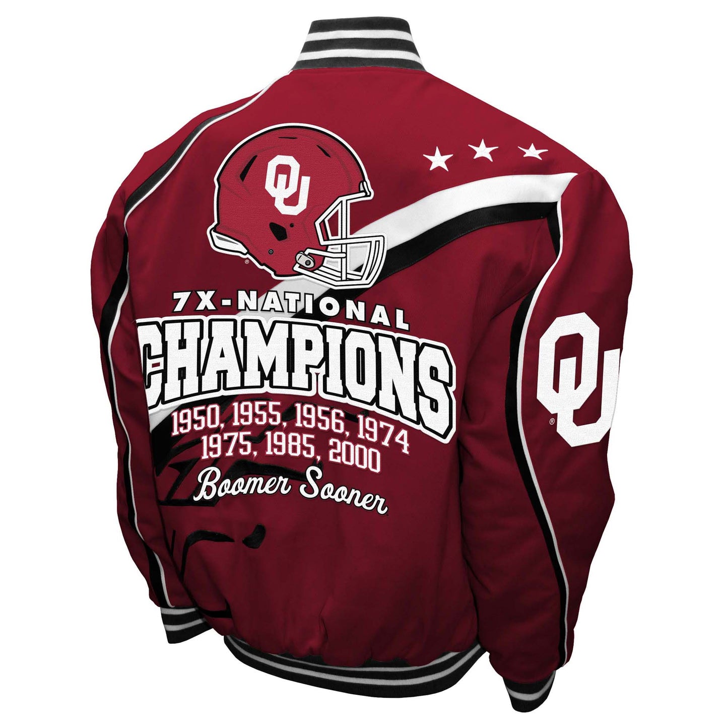 Oklahoma Sooners Franchise Club Mens Commemorative Twill Jacket