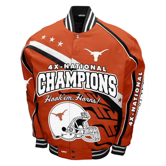 Texas Longhorns Franchise Club Mens Commemorative Twill Jacket