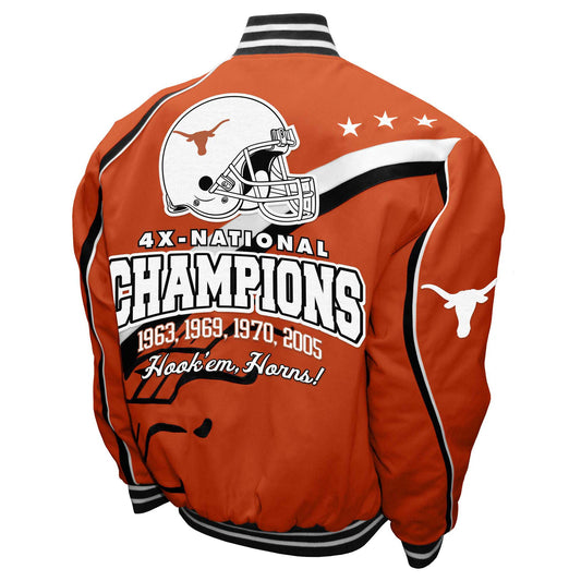 Texas Longhorns Franchise Club Mens Commemorative Twill Jacket